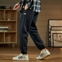 唐狮 束脚裤男裤脚口抽绳男运动休闲裤两穿运动裤男休闲长裤