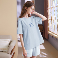 唐狮 |新款短袖T恤女上衣前胸文字宽松半袖夏装女上衣ins