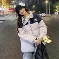 [3件8.5折373.9元,叠加优惠券]唐狮羽绒服女冬季年新款高级感超好看独特别致女士面包服外套