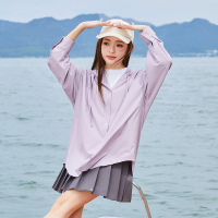 [2.5折价78元]唐狮防晒长袖春夏新款防晒衣衬衫外套女轻薄凉感针织衫空调衫