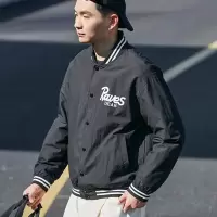 [3件8.5折135.9元,叠加优惠券]唐狮棒球服男春季新款休闲户外美式外套棒球领男士棒球服外套