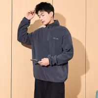 [3件8.5折118.9元,叠加优惠券]唐狮冬季新款男卫衣半拉链上衣摇粒绒保暖长袖内搭青少年潮流