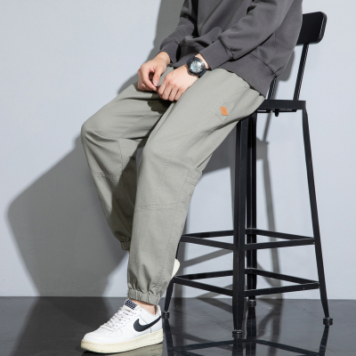 [8.5折价127.4元叠加优惠券]唐狮秋新款工装裤男韩版束脚宽松休闲裤长裤子男款潮牌