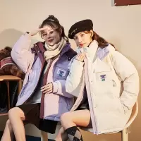 [2件8.8折]唐狮新款冬季加厚面包服女流行小个子外套连帽夹棉厚棉袄
