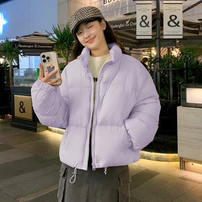 [8.5折价339.9元叠加优惠券]唐狮冬装新款鸭绒立领羽绒服女短款轻薄小个子秋冬保暖外套