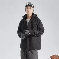 [3件8.5折424.9元,叠加优惠券]唐狮冬季新款羽绒服男连帽宽松冲锋少年上衣户外工装外套加厚