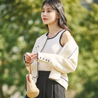 唐狮春夏季新款吊带背心女内搭无袖上衣瑜伽针织小打底衫白色