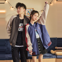 [2.5折价132元]唐狮情侣外套春秋款运动美式棒球服夹克男女外套休闲潮流情侣装