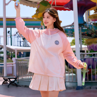 [2.5折价88元]爱宠大机密联名款UPF+防晒衣女外套唐狮夏季新款撞色