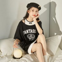 [2.5折价101元]黑色连衣裙女唐狮新款收腰连衣裙夏季裙子气质女装夏装f