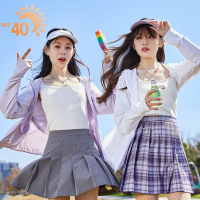 唐狮防晒衣女新款夏季防紫外线长袖薄款外套户外透气防晒服K