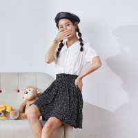 [2.5折价60元]唐狮半身裙女西夏季韩版高腰百搭碎花半身裙田园风裙子