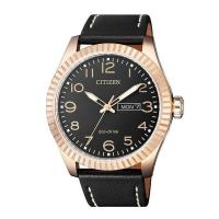 Citizen Men's BM8533-13E 'Urban' Black Leather Watch