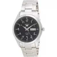 Seiko 5 Automatic Black Dial Men's Watch SNKP21J1