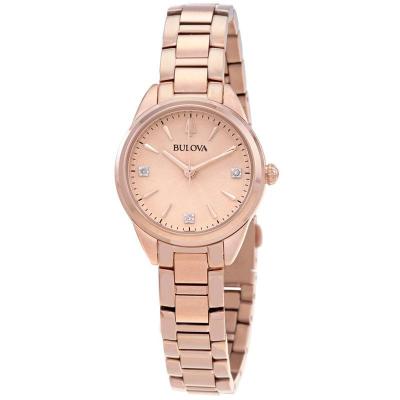 (Bulova)宝路华石英女 商务休闲 时尚百搭 运动防水女士腕表97P151