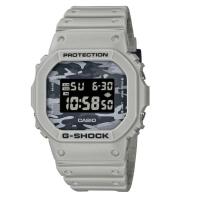 卡西欧(CASIO) 时尚百搭简约防水 男士 G-Shock 树脂迷彩表盘手表小方表 DW5600CA-8