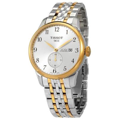 天梭(TISSOT) 经典时尚 Le Locle 自动银色表盘男士机械手表 T0064282203200