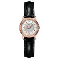 美度(Mido) Baroncelli III 时尚百搭 简约日历 皮革女士机械手表 M0100073611100