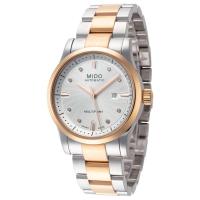 美度(Mido) Multifort 简约商务 日历防水 双色不锈钢女士机械手表 M0050072203600