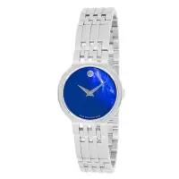 摩凡陀(Movado) Museum皮革黑色表盘手表 石英表 商务休闲 时尚百搭 运动防水女款 MV0607497