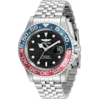 因维克塔invicta Pro Diver 不锈钢黑色表盘手表 商务休闲 时尚百搭 运动防水男士腕表IN34102