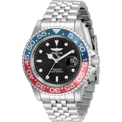 因维克塔invicta Pro Diver 不锈钢黑色表盘手表 商务休闲 时尚百搭 运动防水男士腕表IN34102