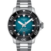 TISSOT天梭 Seastar PRO 2K PW80 SS BR Aqua IND自动机械表男商务休闲时尚百搭