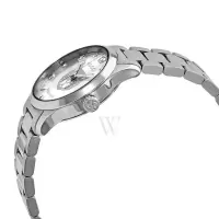 Gucci/古驰女士时尚百搭G-Timeless系列不锈钢银色猫头图案表盘 轻奢 简约时尚气质石英表YA126595