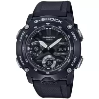 CASIO卡西欧G-Shock GA-2000S-1A 碳芯防护模拟男士手表 休闲百搭日历星期个性潮流GA-2000