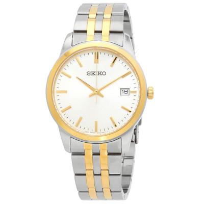 SEIKO精工 Essentials 系列 新款 石英表 简约气质 商务休闲 时尚百搭 运动防水男士腕表SUR402P1