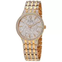 宝路华(Bulova)男士幻影不锈钢镶钻施华洛世奇水晶密镶表盘商务休闲 个性潮流 时尚百搭 运动防水98A229