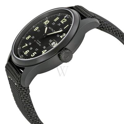 汉密尔顿Hamilton Khaki Field系列 时尚商务简约防水 帆布带自动机械表男H70575733