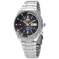 Orient 东方双狮 SK Diver 复古不锈钢蓝色表盘自动机械手表 商务休闲 时尚百搭 男士腕表 41.7mm