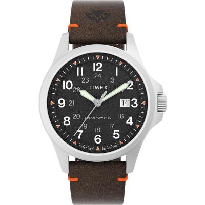天美时TIMEX Expedition North Field 太阳能男海外代购简约欧美手表指针显示石英防水美国41mm