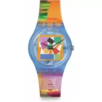 Swatch x Tate 斯沃琪 艺术系列瑞士腕表男新款专柜石英表美国代购 34mm SO28Z127