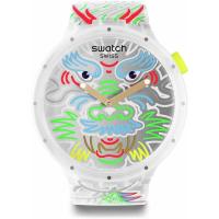 斯沃琪 Swatch 男子24年通用休闲透明生物源石英手表美国代购专柜生物系列腕表 B0CQPKW99G