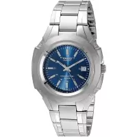 卡西欧(CASIO)MTP系列蓝盘钢带日显休闲运动防水男表 MTP3050D-2AV