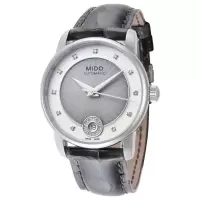 Mido 美度 女表 贝伦赛丽系列 时尚满天星镶钻复古休闲皮带全自动机械女表 M0072071603601