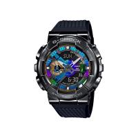 卡西欧G-ShockGM110B-1A不锈钢黑表圈运动防水手表