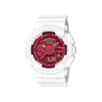 卡西欧(CASIO)卡西欧Gショック远东潮流系列51mm石英表白红拼接运