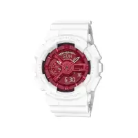 卡西欧(CASIO)卡西欧Gショック远东潮流系列51mm石英表白红拼接运