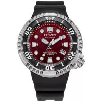 西铁城(CITIZEN)男士运动潜水手表46mm石英表防水300米耐用PU表带