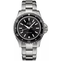 美度(Mido)瑞士自动机械女表37mm黑盘日历防水不锈钢腕表运动时尚