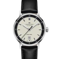 Hamilton汉密尔顿自动机械表40mm经典商务休闲男表皮质表带防划蓝宝石镜面