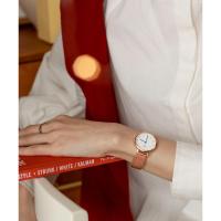 丹尼尔惠灵顿(Daniel Wellington)精致女士石英表中性款蓝色网纱时尚休闲百搭手表