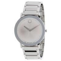 摩凡陀(MOVADO)瑞士工艺石英表男士手表不锈钢表带防水商务休闲腕表