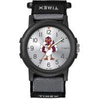 天美时(Timex)Virginia Tech Hokies青少年运动风快拆树脂表带石英手表