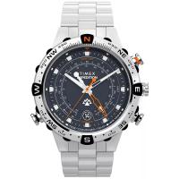 天美时(Timex)多功能防水不锈钢男款石英手表户外探险潮男时尚运动商务腕表