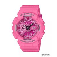 卡西欧(CASIO)女士石英手表防水200米多功能运动休闲粉色树脂表带表壳