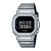 卡西欧(CASIO)银色硅胶男表432mm石英防水耐冲击多功能运动手表